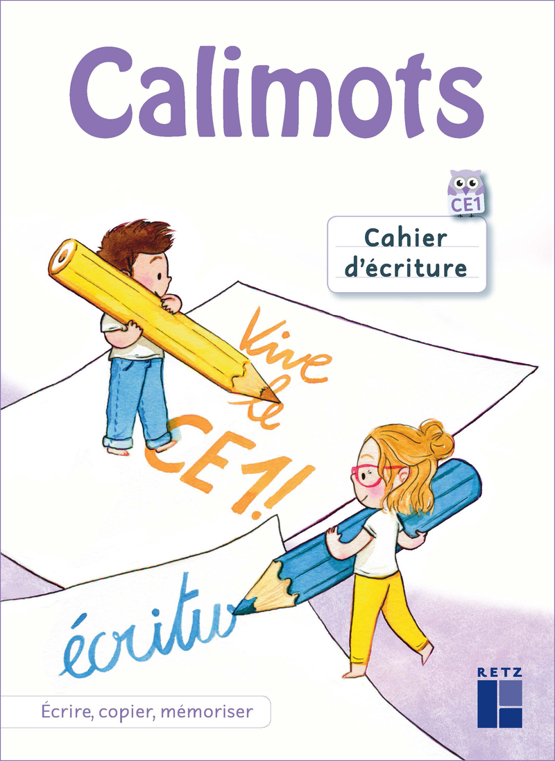 Calimots CE1 - Cahier d'écriture - Ouvrage papier