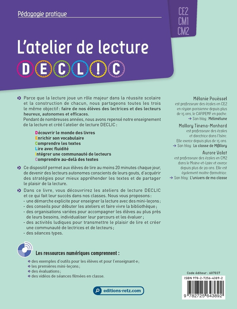 DECLIC : le cahier de lecteur