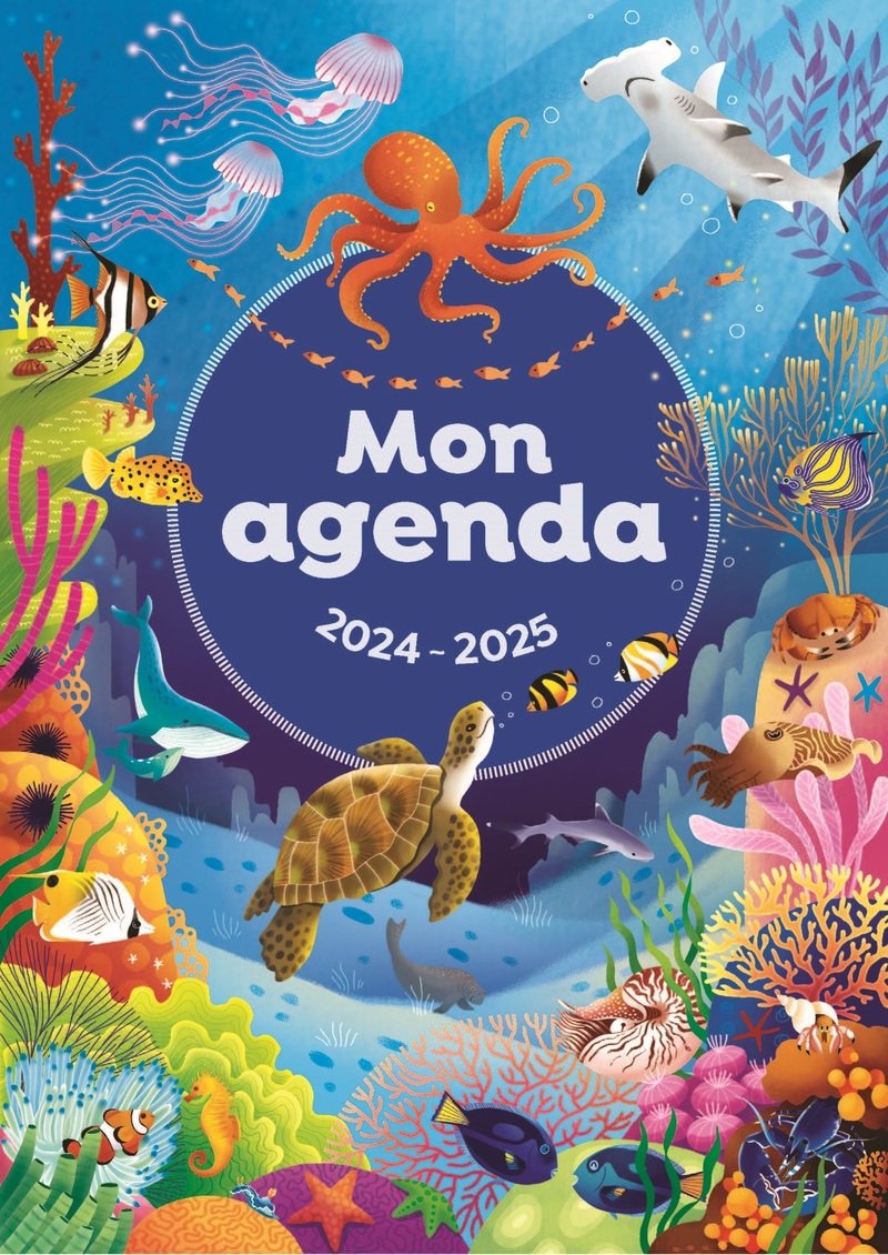 Mon agenda 2024 2025 Ouvrage papier Éditions Retz